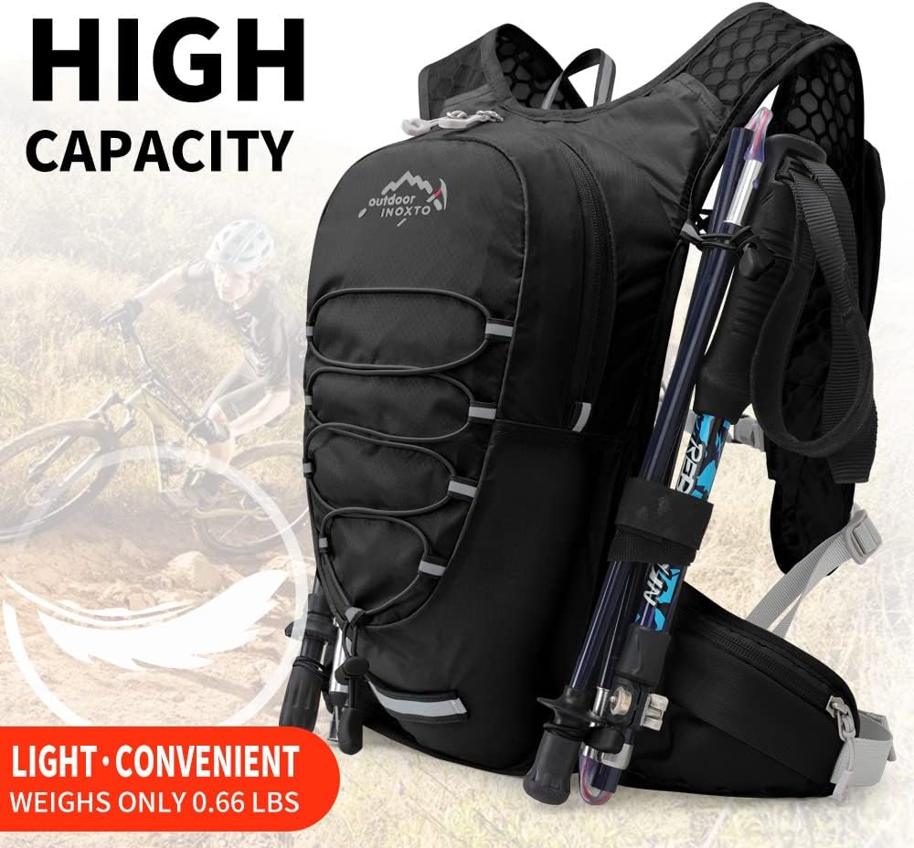 Running Hydration Vest for Men Women Water Backpack for Running 3L Running Hydration Pack for Trail Running Marathon Race Hiking - Image 6